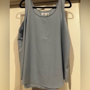 Time and Tru Women's Blue Sleeveless Top